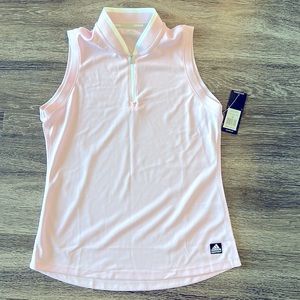 NWT adidas women’s sleeveless blade polo